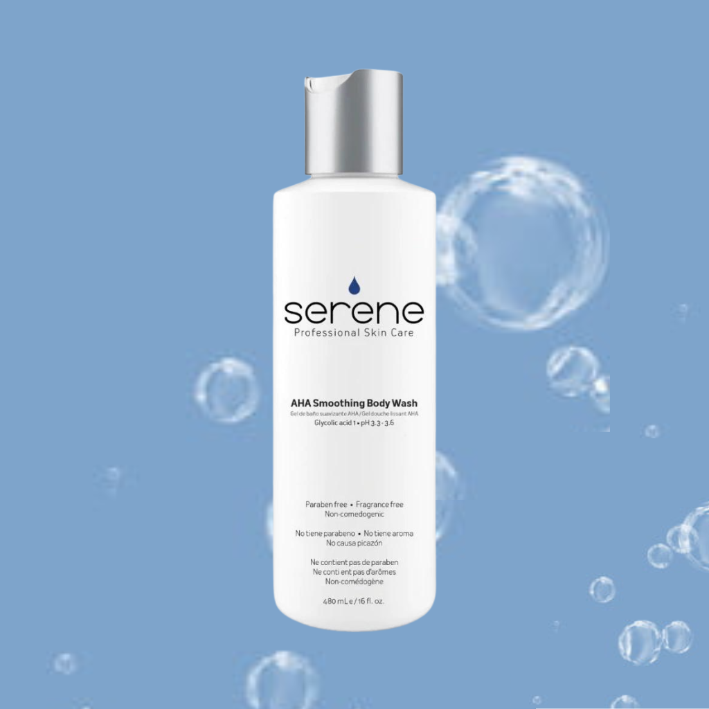 SERENE AHA SMOOTHING BODY WASH