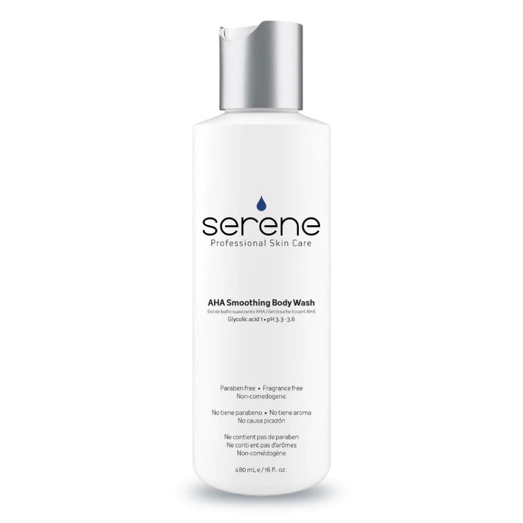 SERENE AHA SMOOTHING BODY WASH
