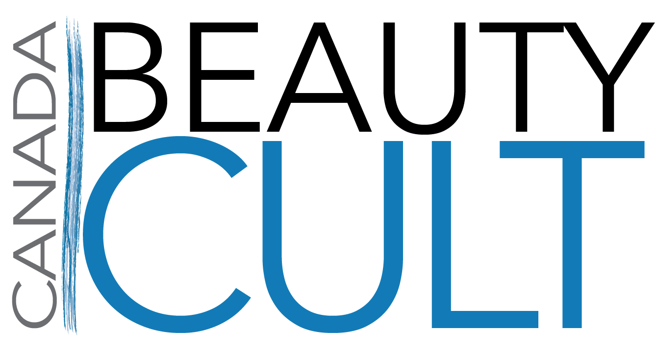Beauty Cult logo in full with a vertically painted line and "Canada" written on the left hand side.