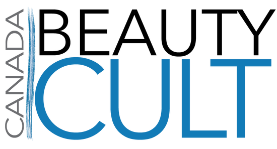 Beauty Cult logo in full with a vertically painted line and "Canada" written on the left hand side.