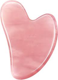 GUA SHA ROSE QUARTZ FACIAL MASSAGE TOOL SET OF 2