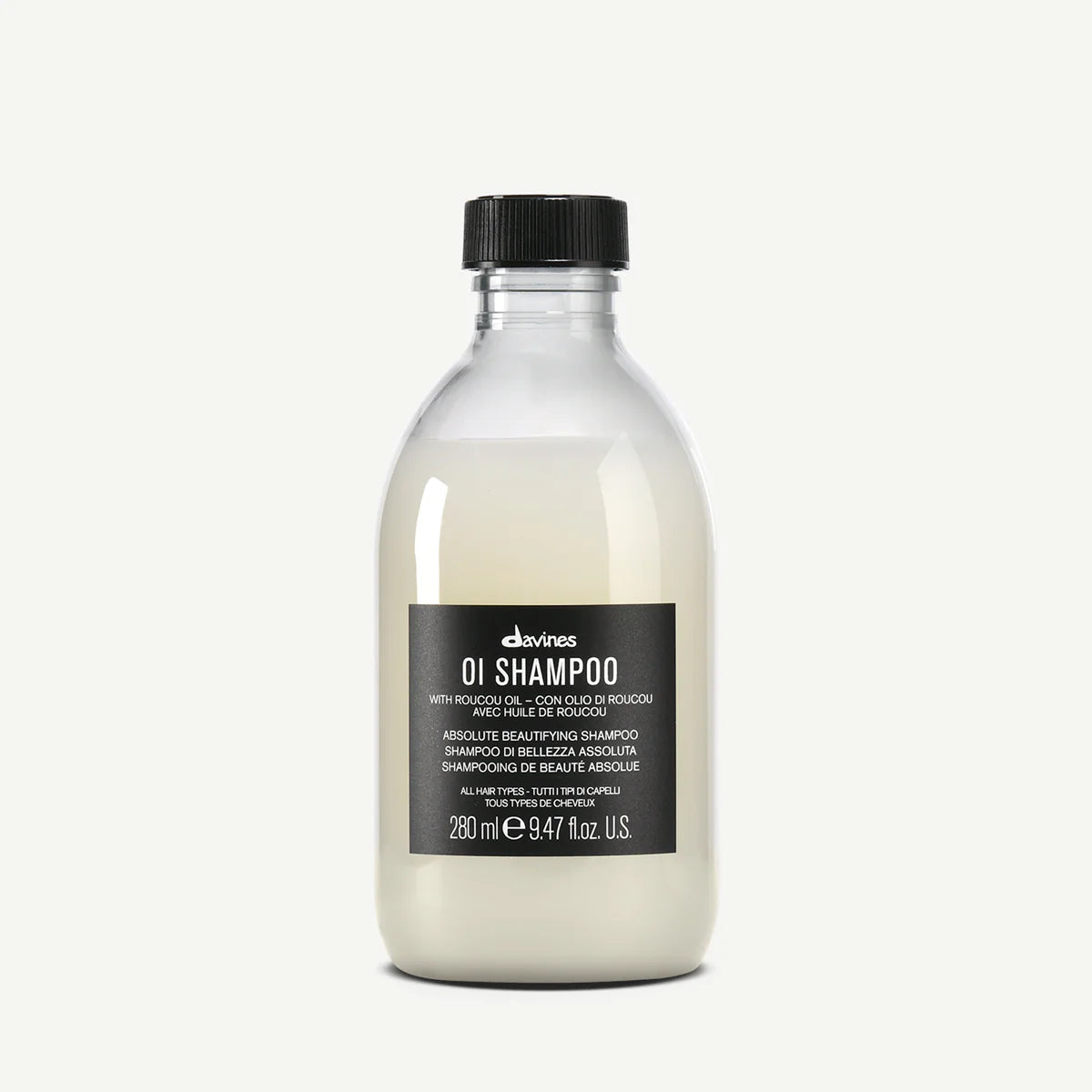Davines OI SHAMPOO clear bottle
