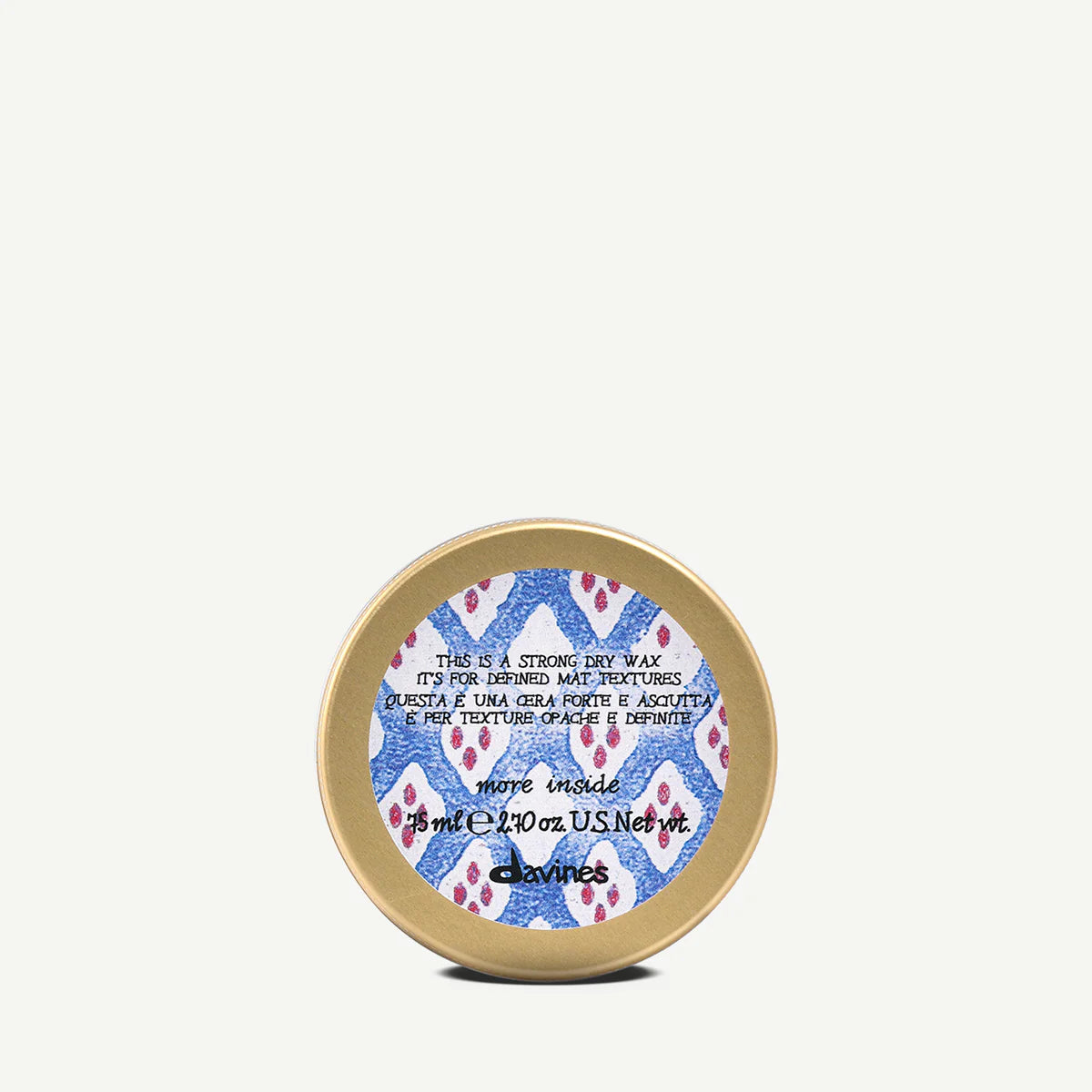 Davines This is a STRONG DRY Wax 75ml tin