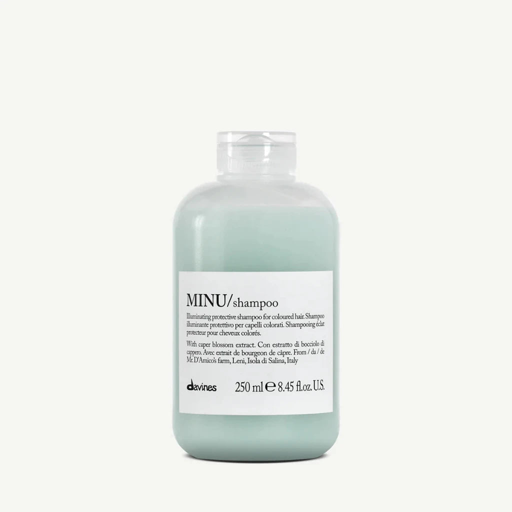 Davines MINU Shampoo 250ml clear squeeze bottle