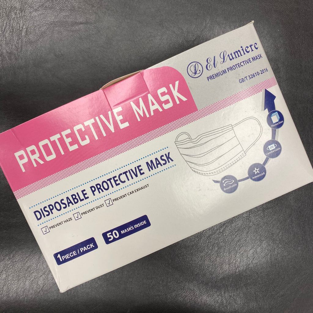 PROTECTIVE FACE MASKS 50pc