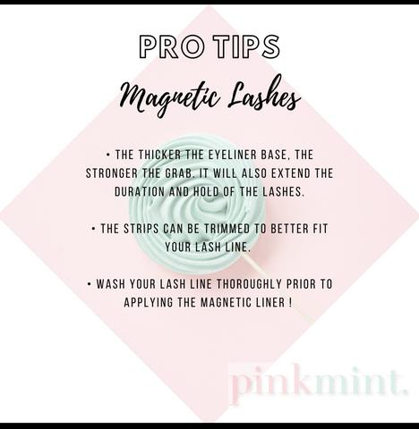 PINK MINT. MAGNETIC LASHES