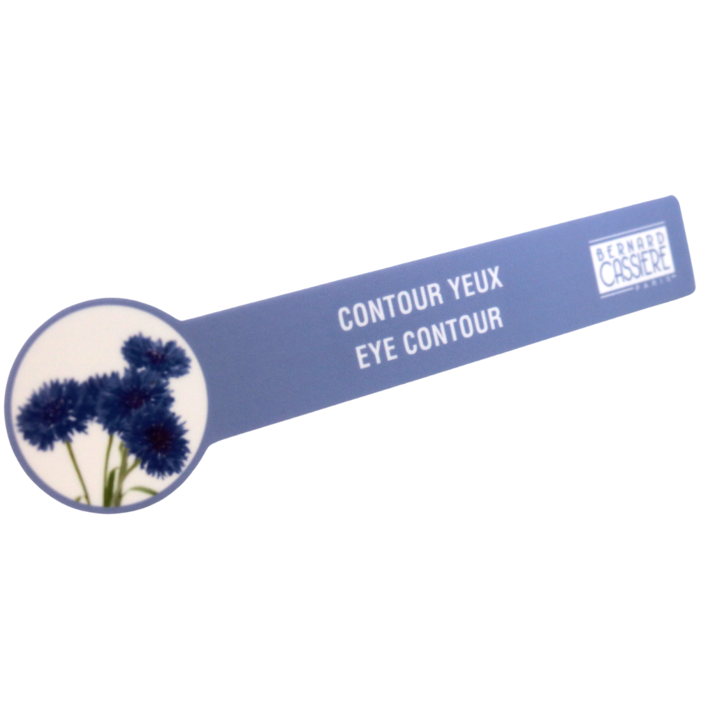 BERNARD CASSIERE CORNFLOWER SHELF LABEL