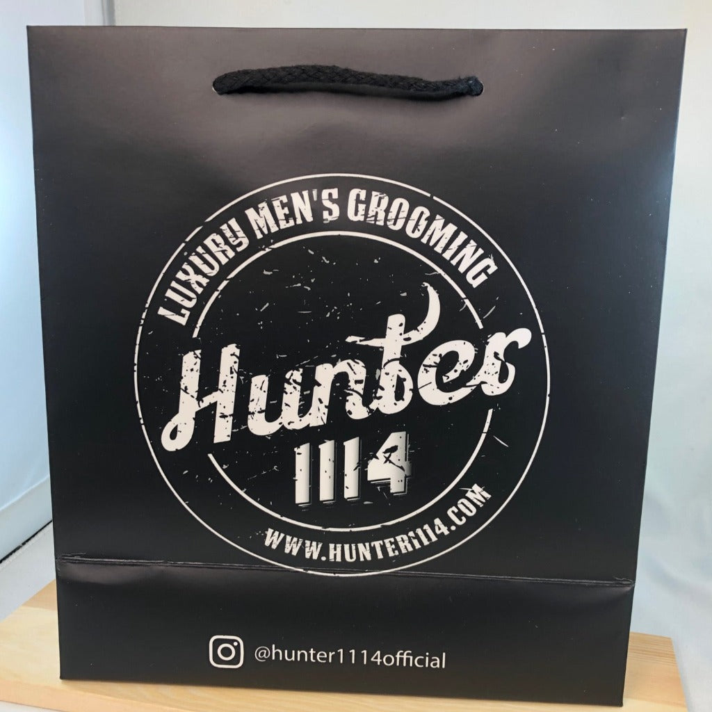 HUNTER 1114 - BLACK PAPER GIFT BAG