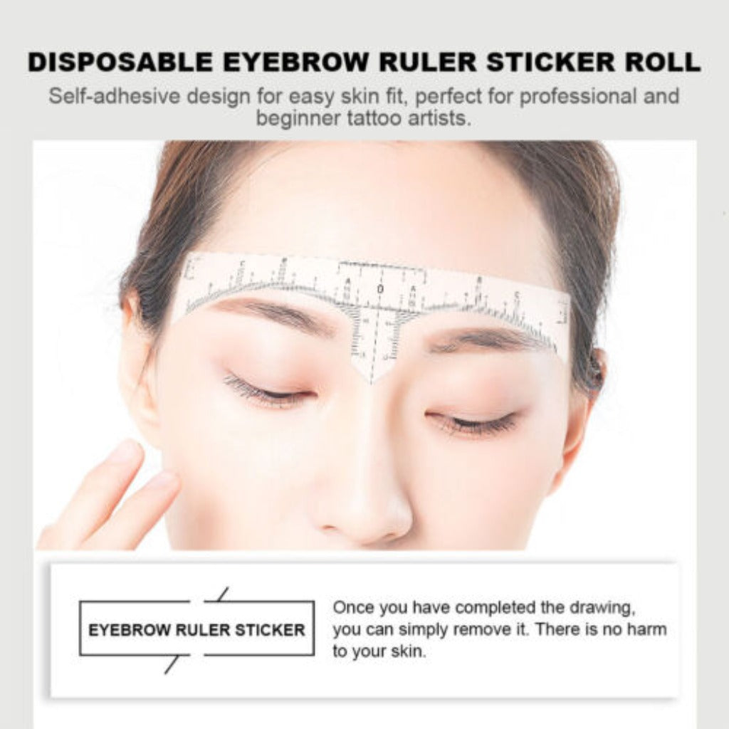 DISPOSABLE EYEBROW RULER