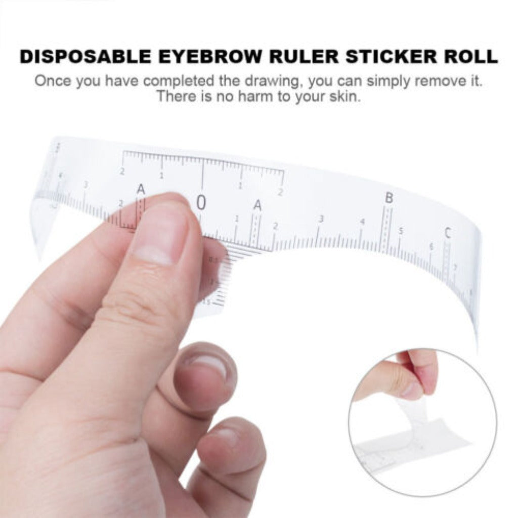 DISPOSABLE EYEBROW RULER
