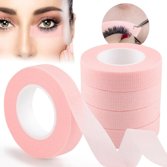 Pink lash tape