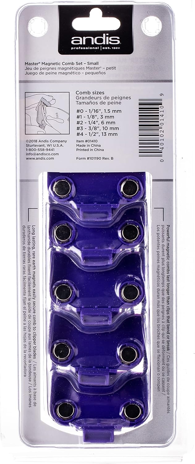 ANDIS 1410 MAGNETIC GUIDE COMB SET