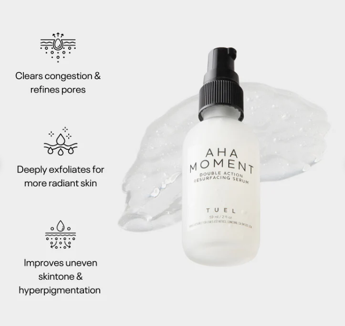 TUEL AHA MOMENT DOUBLE ACTION RESURFACING SERUM