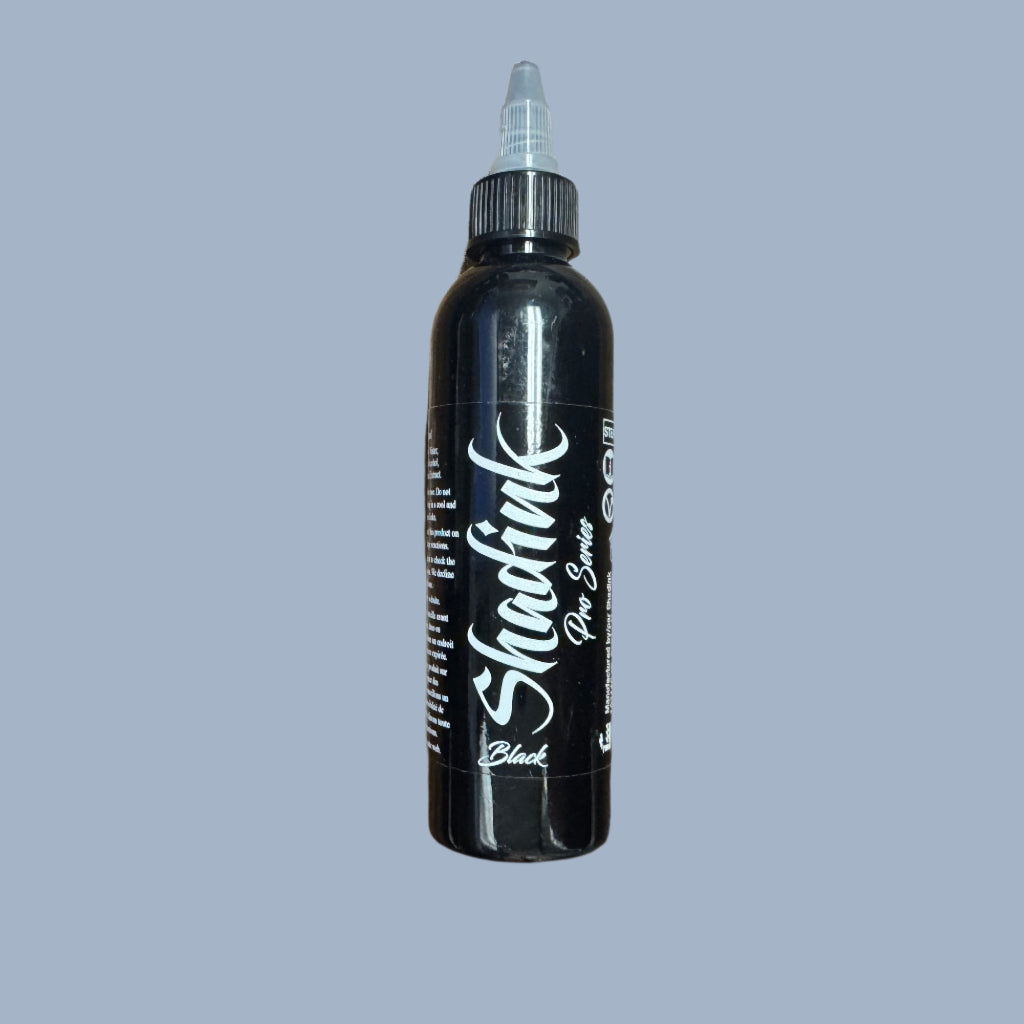 SHADINK Pro Series Black Tattoo Ink