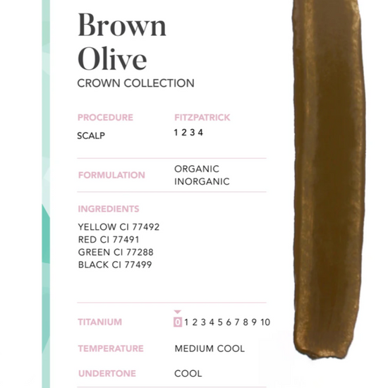 Brown OLIVE pigment