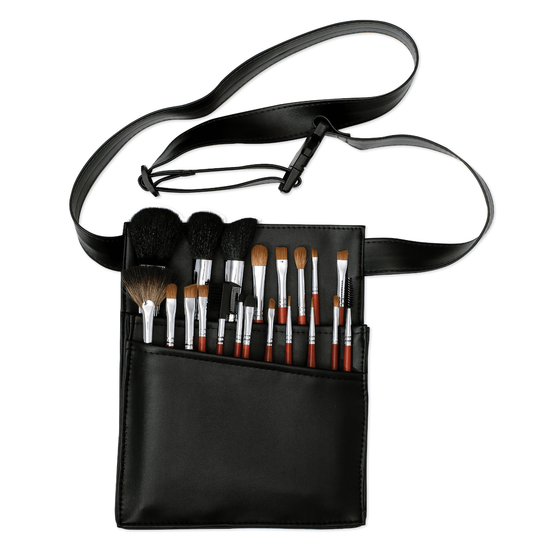 COSMETIC BRUSH SET WITH POUCH 20PC