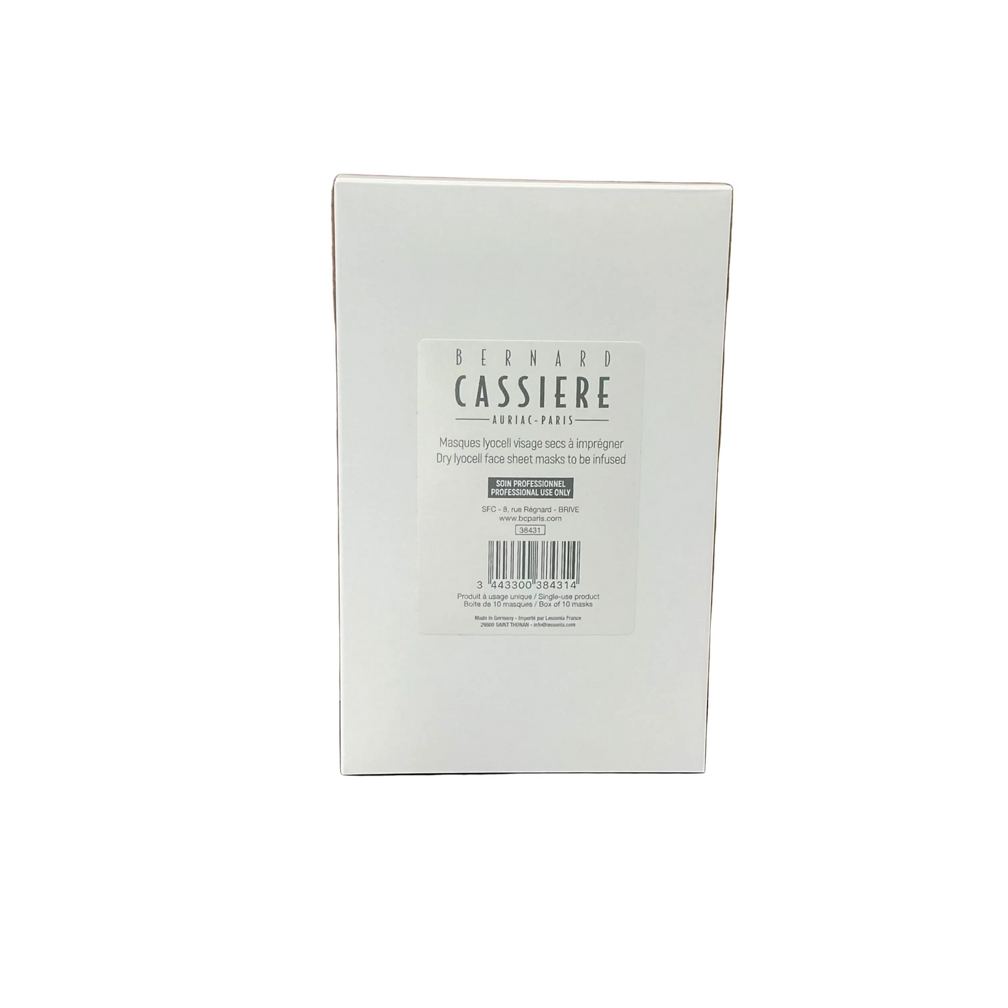 BERNARD CASSIERE DRY LYOCELL FACE MASKS