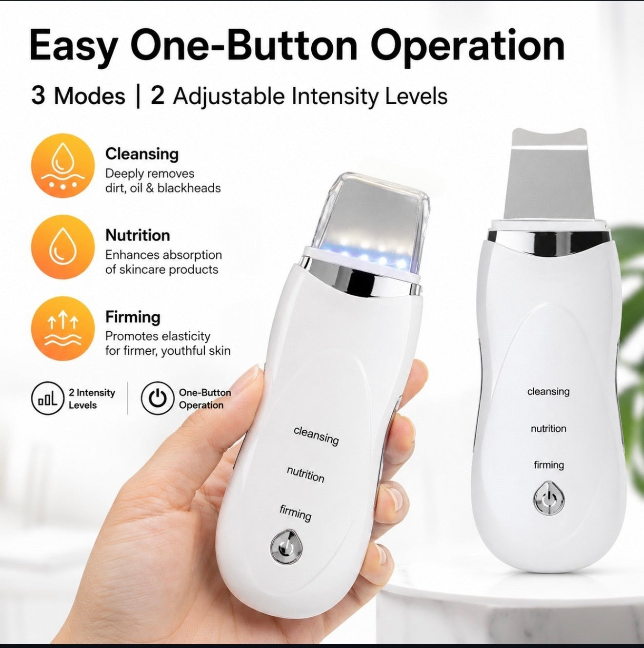 ULTRASONIC SKIN SCRUBBER (BT Micro)
