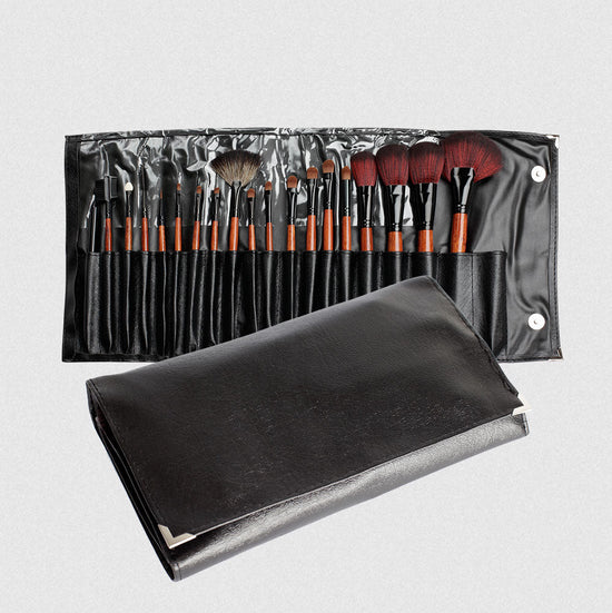 COSMETIC BRUSH SET WITH POUCH 20PC