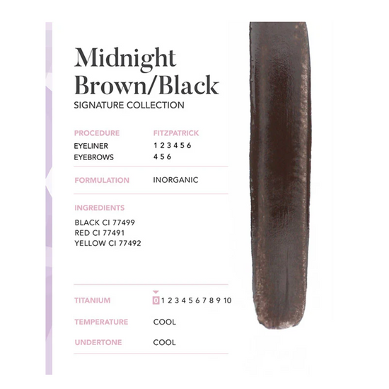 Midnight BROWN BLACK pigment