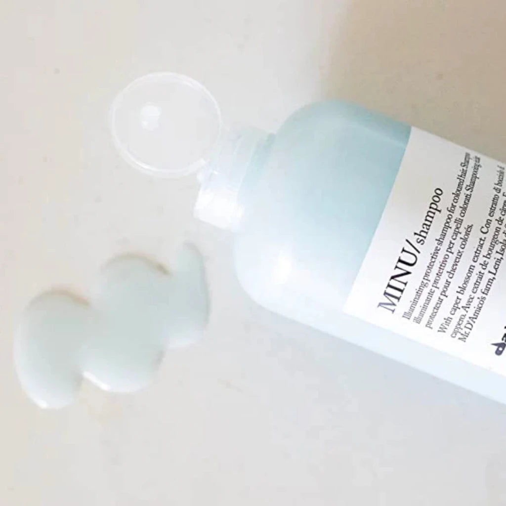 Davines MINU Shampoo 250ml clear squeeze bottle