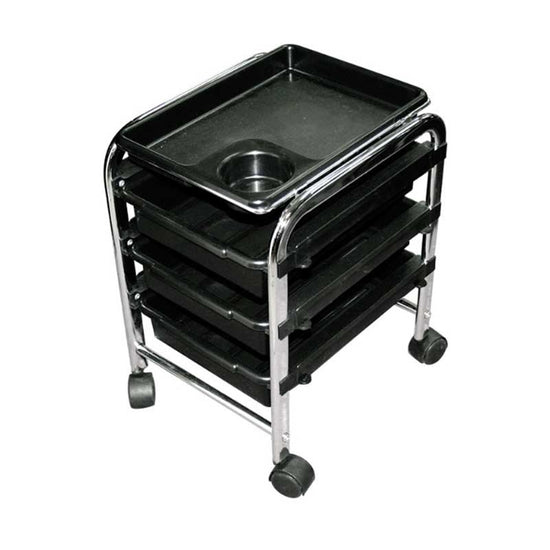 PEDICURE TROLLEY - BLACK