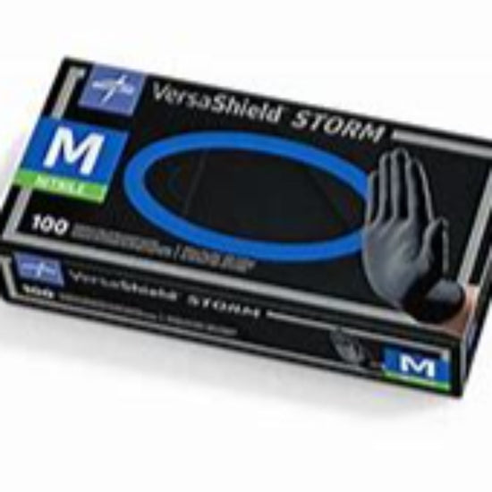 VERSASHIELD BLACK STORM NITRILE GLOVES