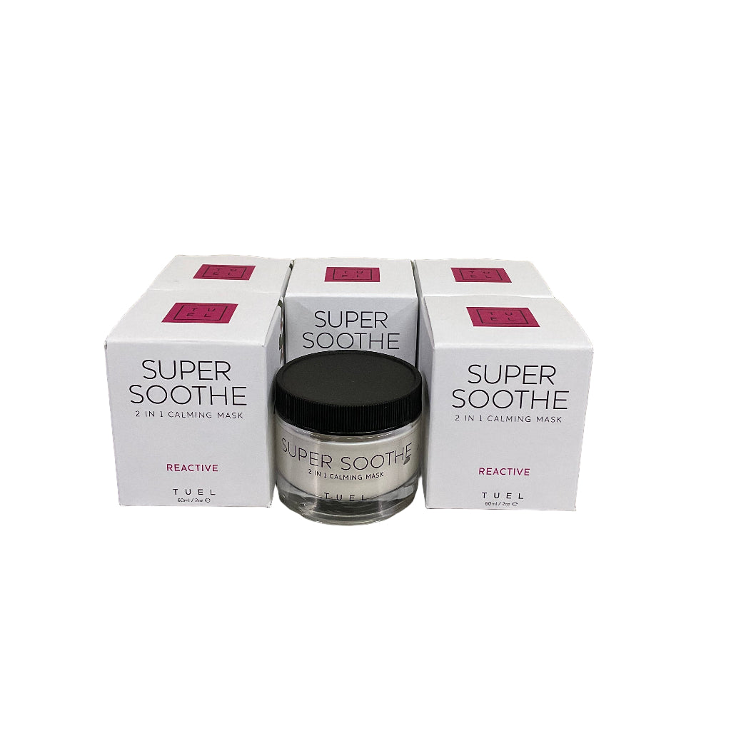 TUEL SUPER SOOTHE 2 IN 1 CALMING MASK