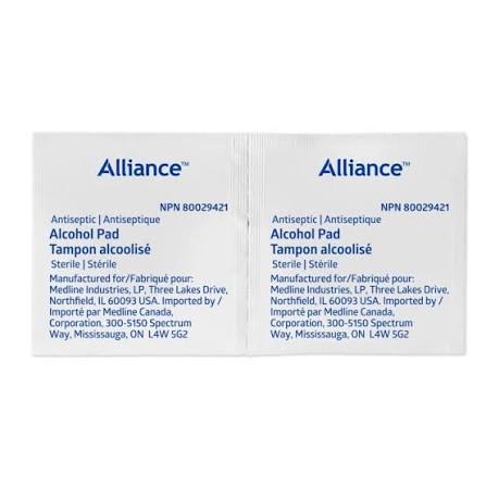 ALCOHOL PREP PADS 200pc