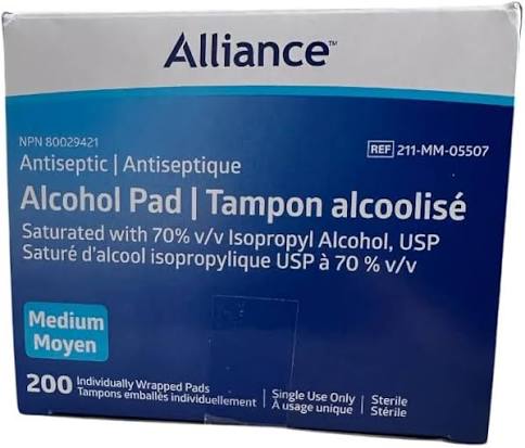 ALCOHOL PREP PADS 200pc