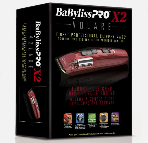 BaByliss PRO Volare Ferrari Designed Engine Professional Clipper