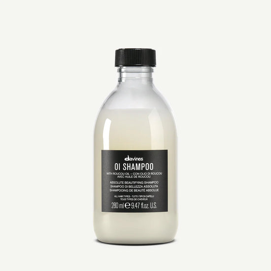 Davines OI Shampoo clear bottle