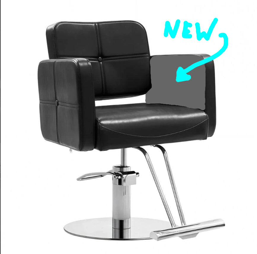 STYLING CHAIR - BLACK (MORE STYLES AVAILABLE)