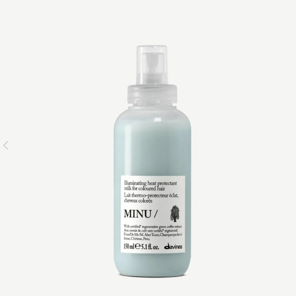 Davines - MINU Heat Protectant Milk 150ml Clear Spray Bottle