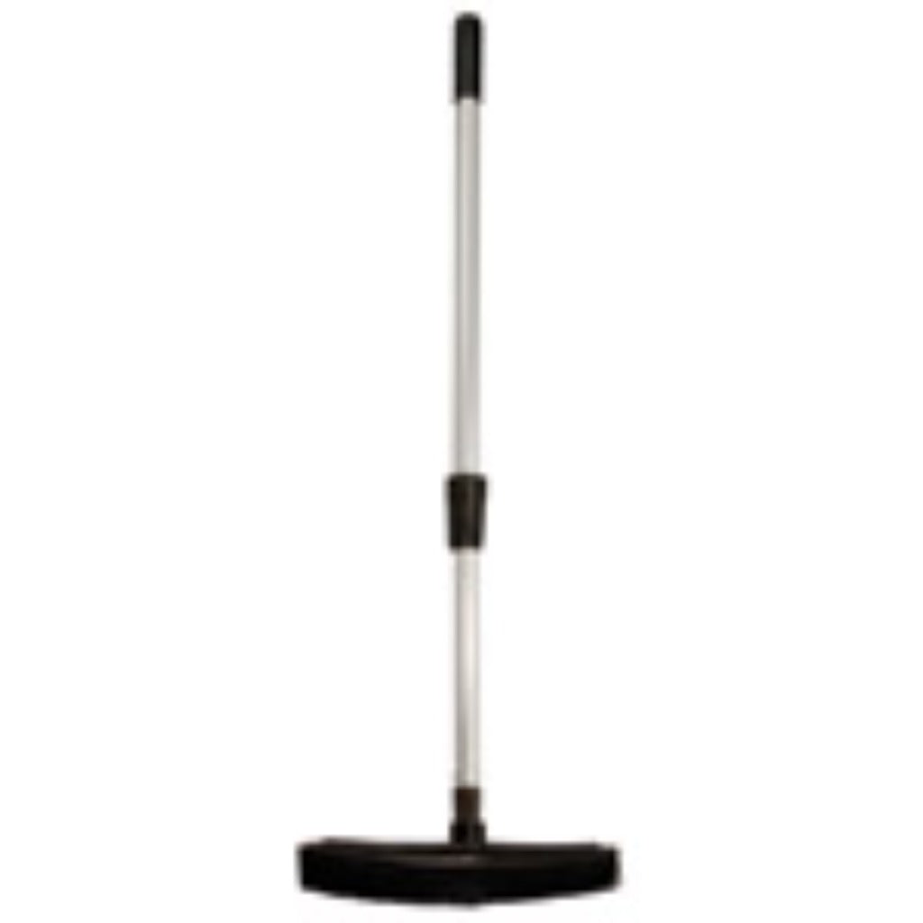 RUBBER BROOM WITH TELESCOPIC HANDLE