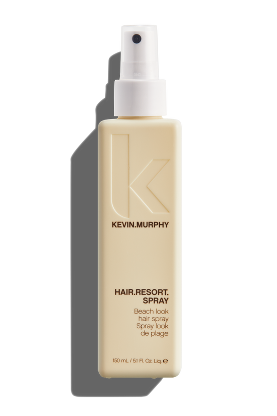  Kevin Murphy - hair resort spray 150ml Surf’s up! so treat your hair to a day at the beach with HAIR.RESORT.SPRAY, our super-cool hair spray that will help you recreate the iconic sexy, beach hair Kevin Murphy is renowned for. Refreshing bursts of citrus oils help you rock the sexy surfer look, and its unisex scent works for both the girls and the guys.