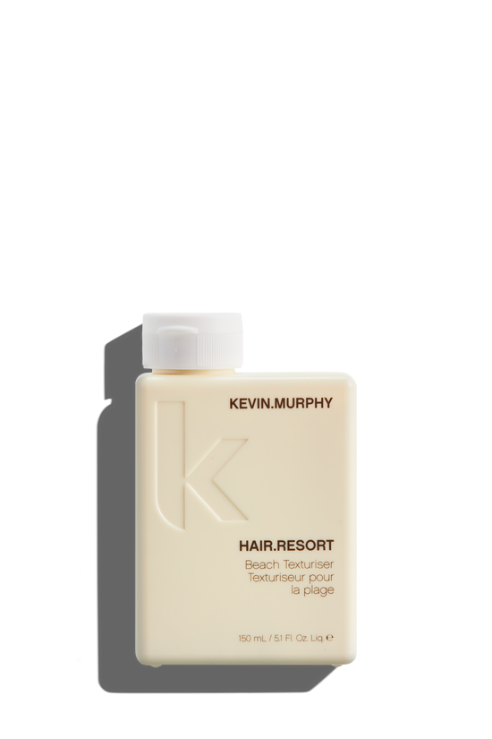 Kevin Murphy - hair resort 150ml Get the iconic look that Kevin Murphy is renowned for sexy, surfer texture that defines messy beach hair. An oil-free texturiser and finishing product in-one, HAIR.RESORT allows you to squish, scrunch, and mess-up your doo until you achieve just the right texture and look.