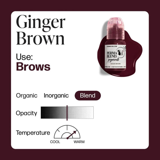 Perma Blend brow pigment - ginger brown