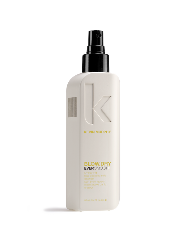 Kevin Murphy - blow dry ever smooth 150mlEVER.SMOOTH is perfect for all hair types; from soft, fine and flat hair to frizzy and textured hair. This product’s diverse appeal and usage is a result of long chain polymers that form a durable network of protection, hold and conditioning over the hair, ultimately extending the life of your style.