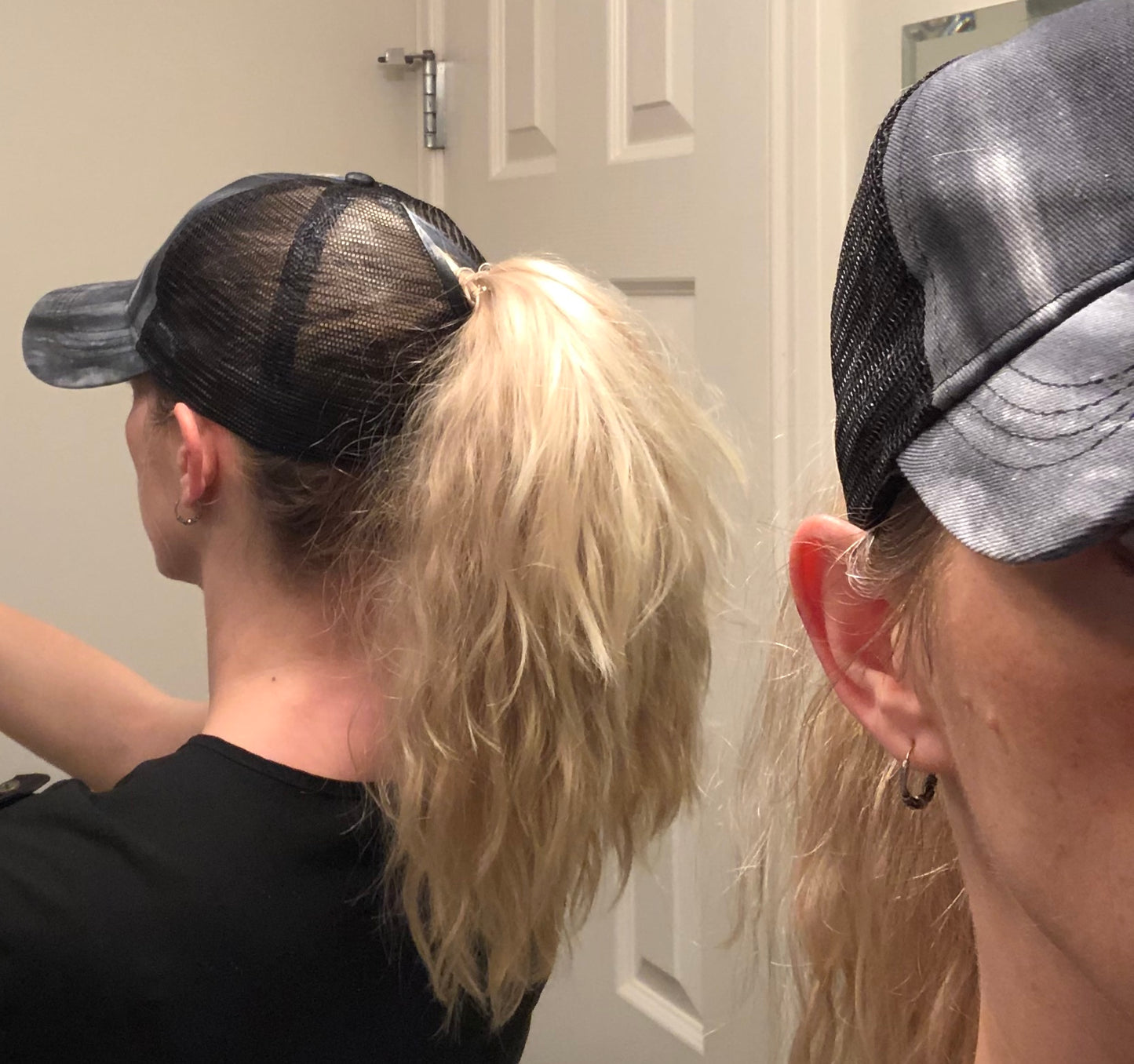 TIE DYED BALL CAP - PONYTAIL FRIENDLY