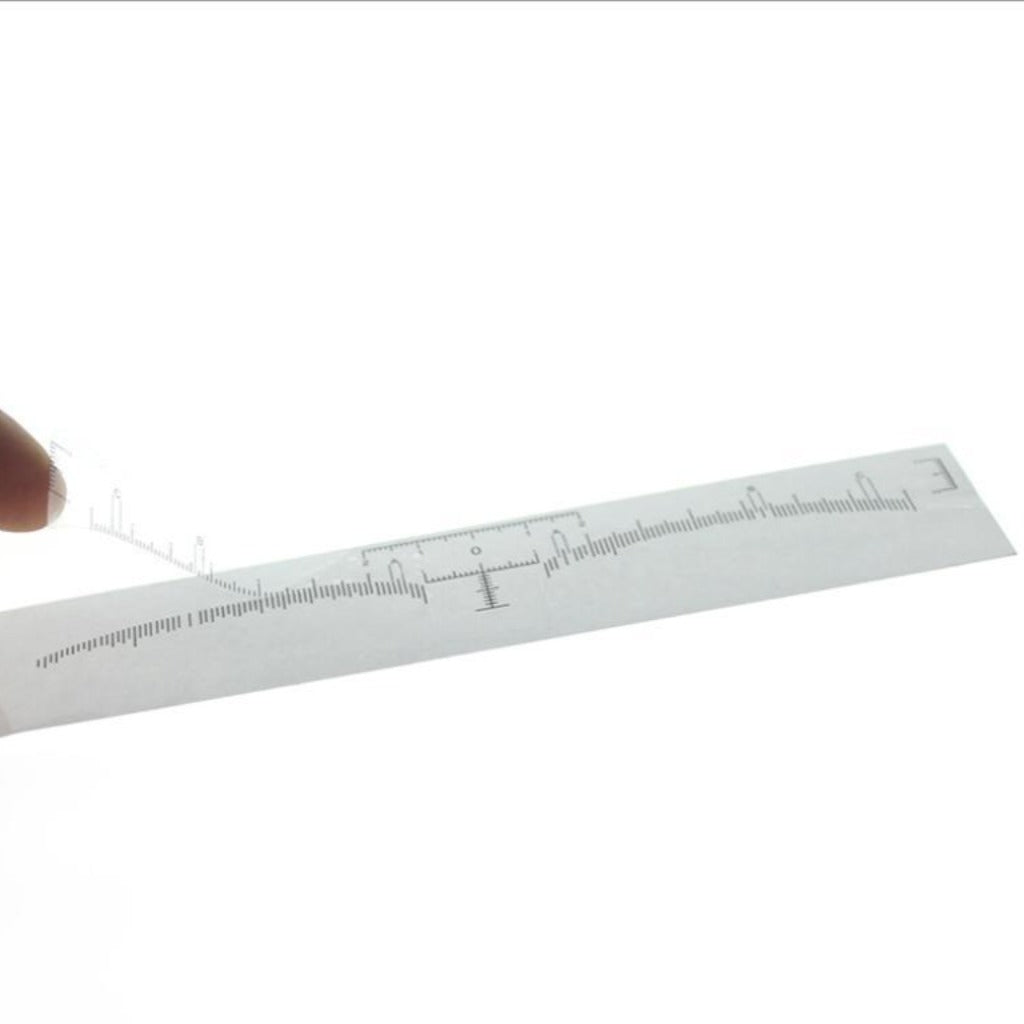 Disposable eyebrow ruler sticker 5pk