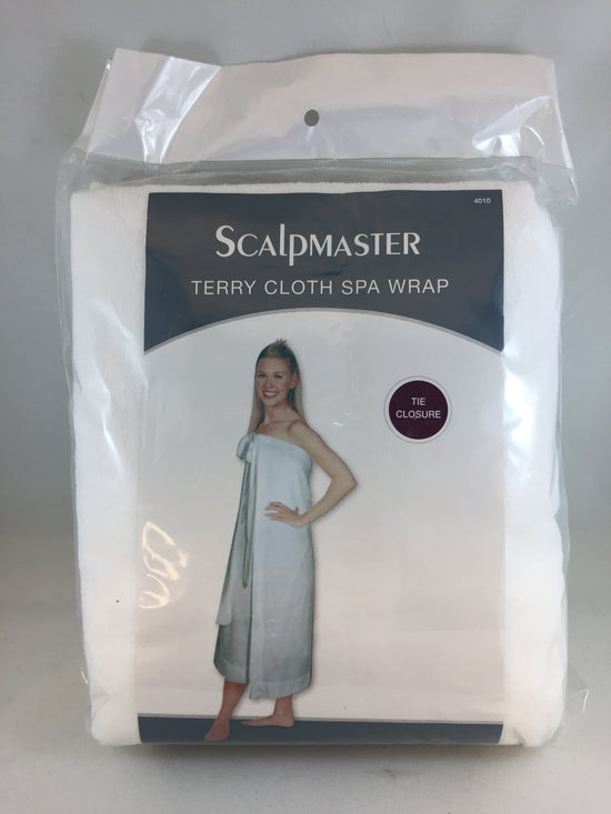 SPA WRAP - tied TERRY CLOTH