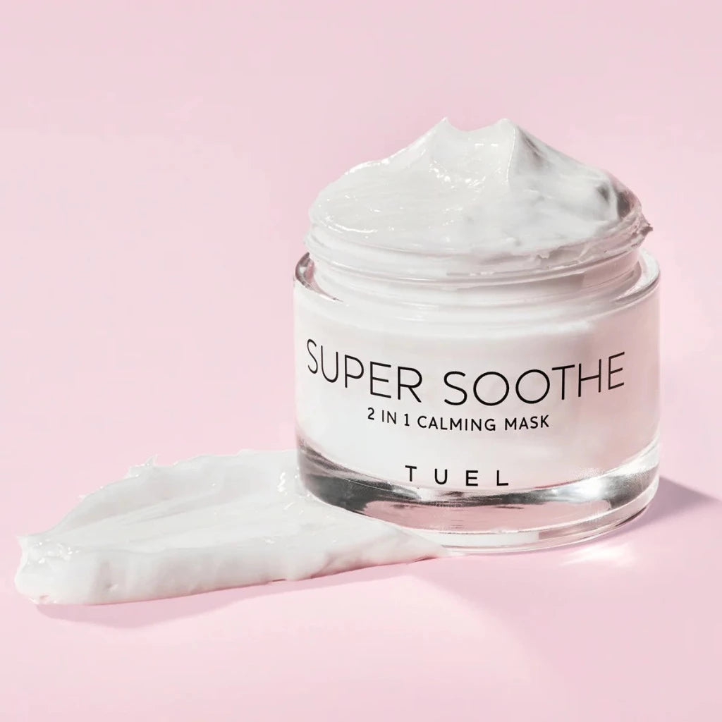 TUEL SUPER SOOTHE 2 IN 1 CALMING MASK